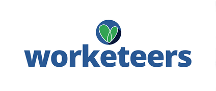 Logo van Worketeers, uitzendbureau in Friesland
